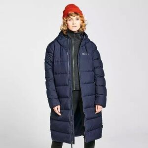 Jack Wolfskin Crystal Palace Coat Women's L Midnight Blue Puffer Down 700